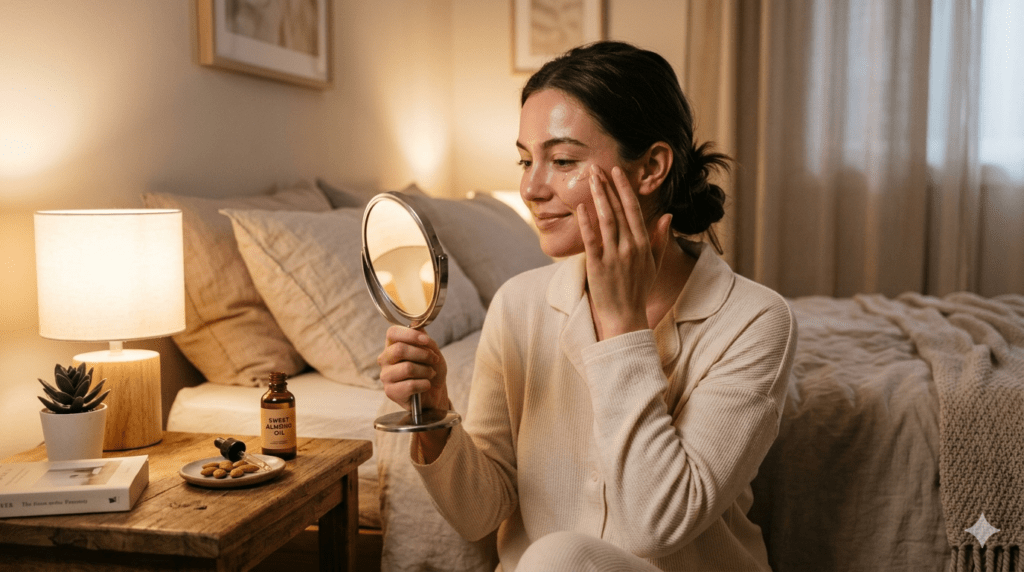 Using almond oil to reduce dark circles fast
